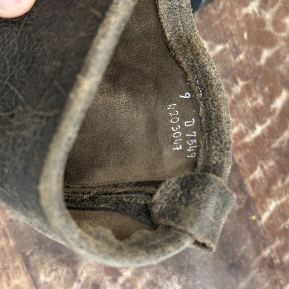 Allen Edmonds Dallas Roper Boots Mens 9 D Husk Brown Leather (444N) NWOT - Picture 9 of 9